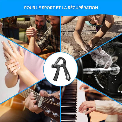 ForceGrip™ – Pince Réglable de Renforcement Musculaire