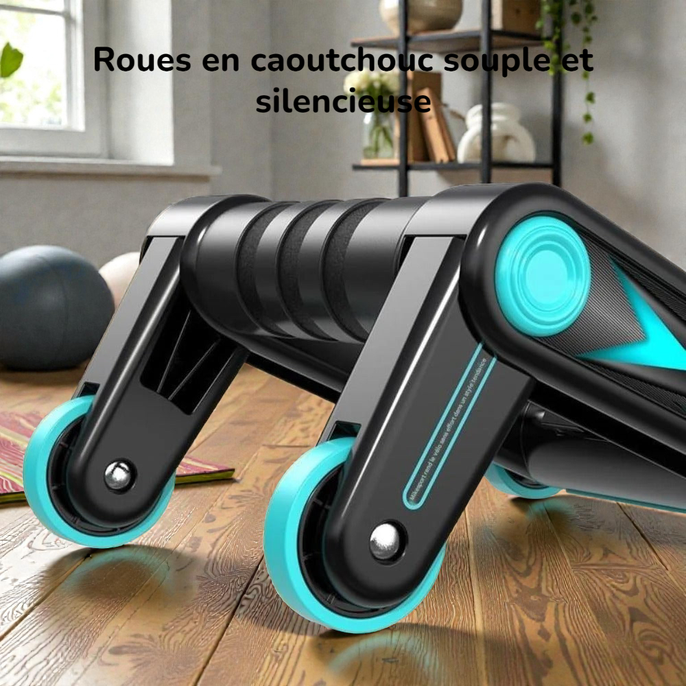 AbsGlide™ – Roue Abdominale Pliable Haute Précision