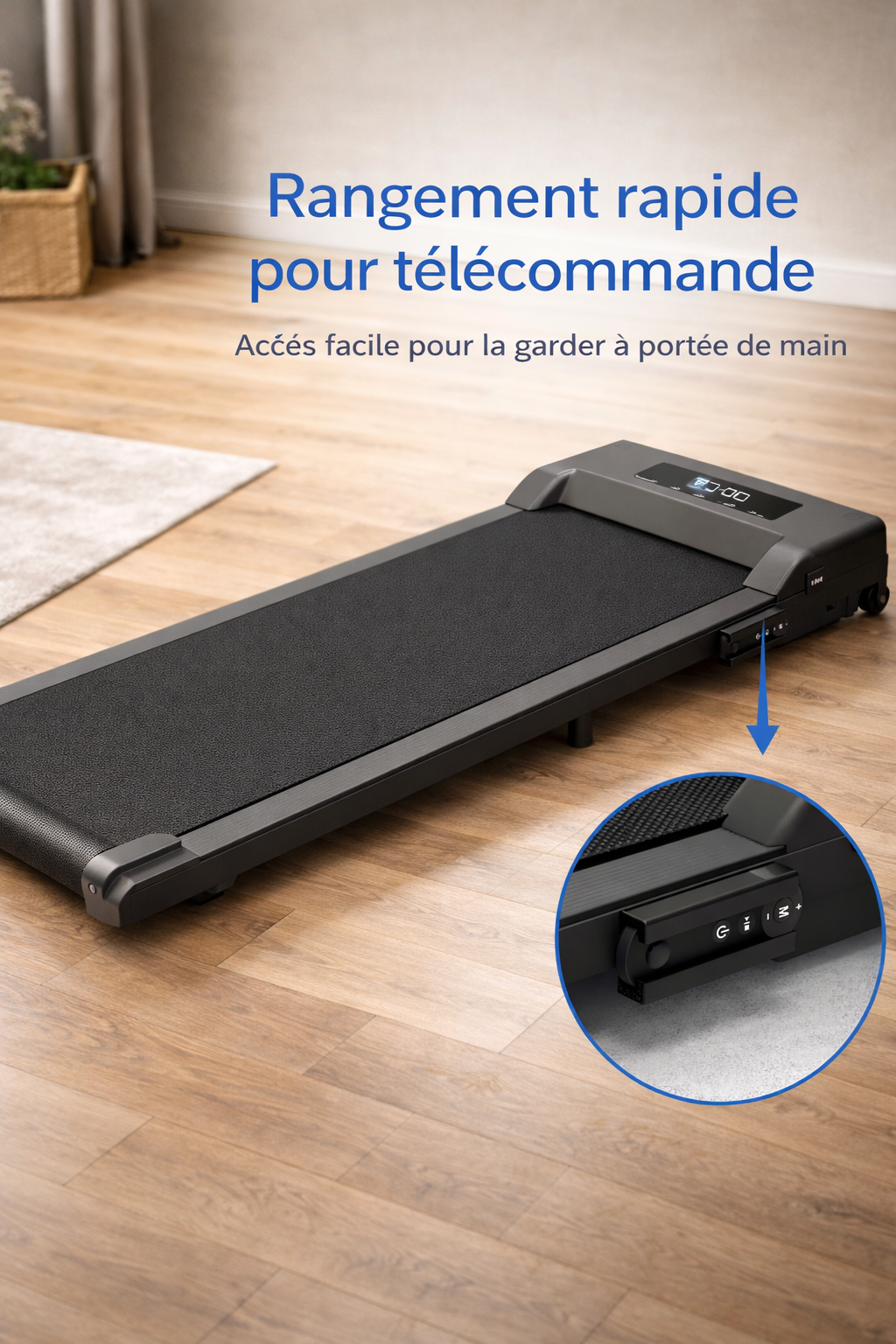 RunZen™ – Tapis Roulant Électrique Pliable Intelligent